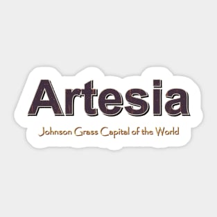 Artesia Grunge Text Sticker